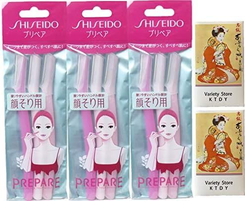 Shiseido Prepare Facial Razor Large for Women Pack of 9(3pcs x 3 packs) Includes 2 Oil Blotting P... | Amazon (US)