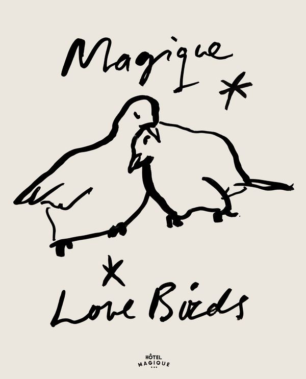 MAGIQUE LOVE BIRDS | Artfully Walls