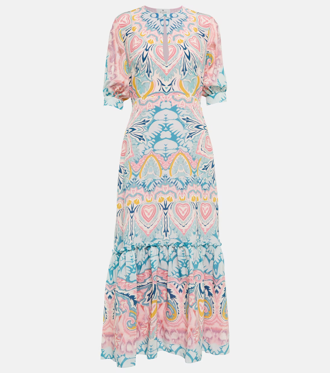 Printed silk midi dress | Mytheresa (US/CA)