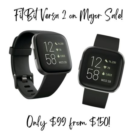 My Fitbit Versa 2 is on major sale for $99 from $150! I wear mine all the time and highly recommend as a fitness tracker or everyday watch to keep track of your health and sleep!

This would make an awesome Christmas gift or stocking stuffer!

Walmart #walmart #walmartfashion Walmart fashion

#LTKfit #LTKHoliday #LTKsalealert