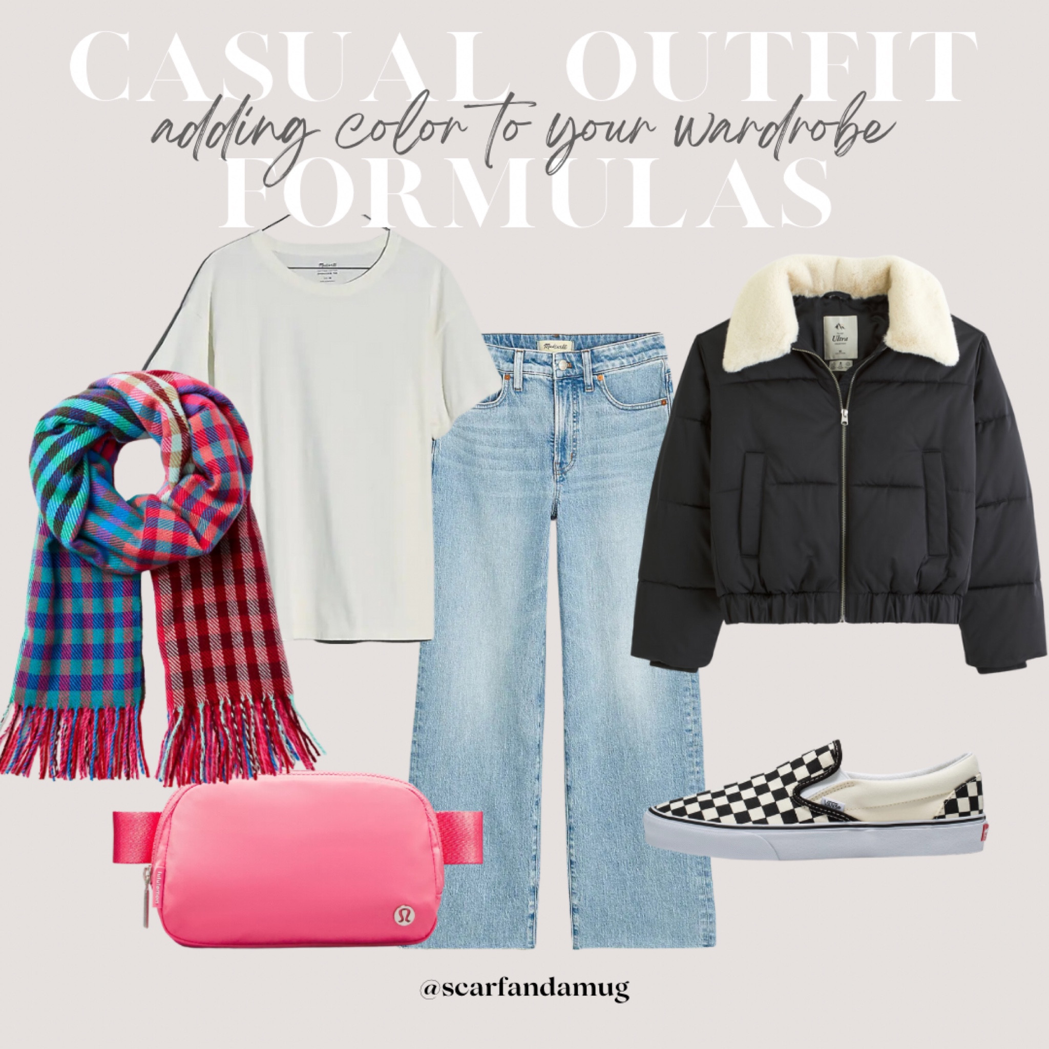 Casual outfit formulas with a pop of color 🌈

#LTKmidsize #LTKSeasonal