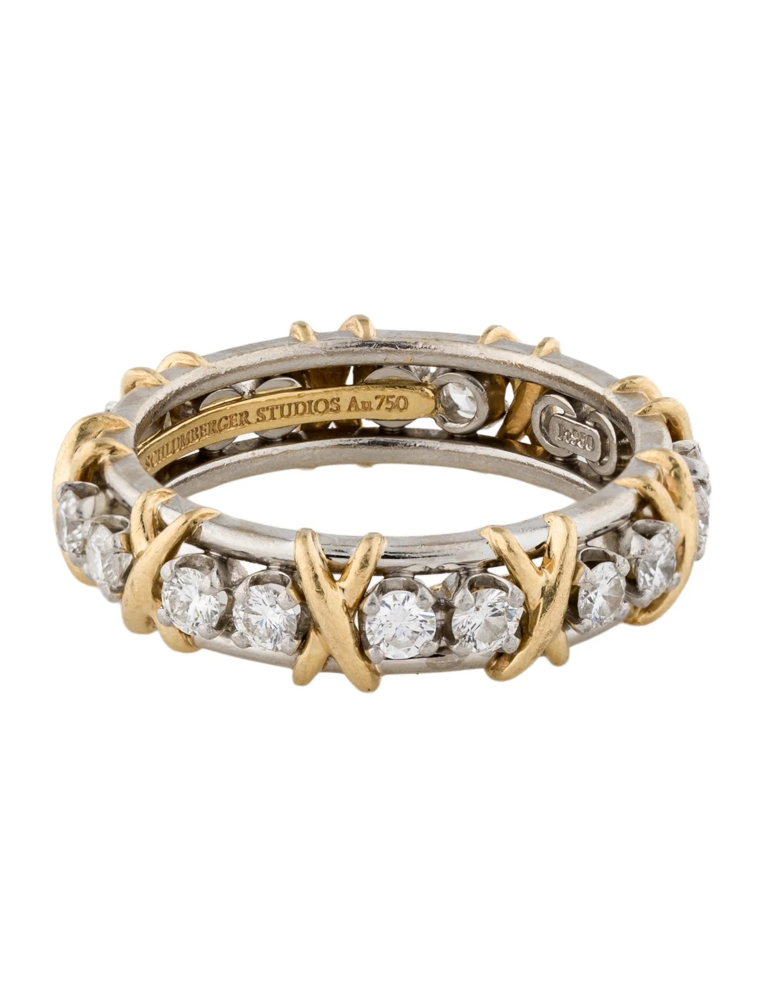 1.44ctw Diamond Eighteen Stone Ring | The RealReal