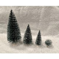 Miniature Snow Pine Trees - Your Choice Christmas Miniatures -Outdoor Cake Toppers | Etsy (US)