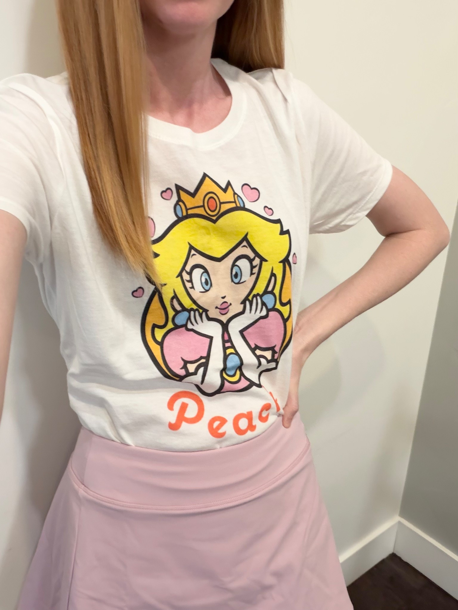 Princess Peach outfit with a tee and a skort! This would be so cute for Universal Studios 🩷👑

#LTKgrwm #LTKTravel #LTKootd