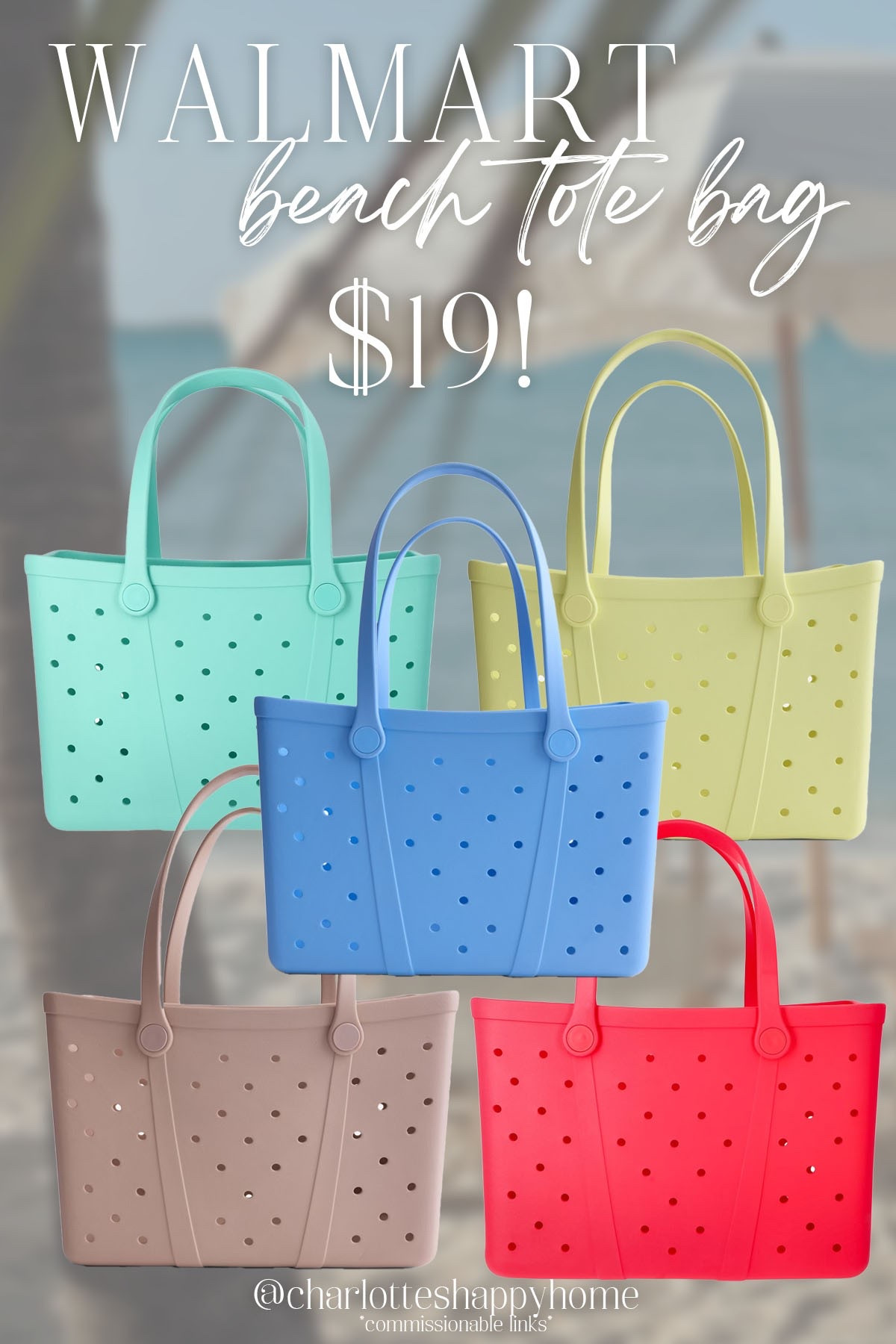 The cutest look for less beach tote! $19 vs $100+ for the higher end version! So many fun colors!

#walmartfinds

Walmart finds. Walmart beach tote. Walmart bogg style bag.

#LTKSeasonal #LTKmomlife #LTKSwim