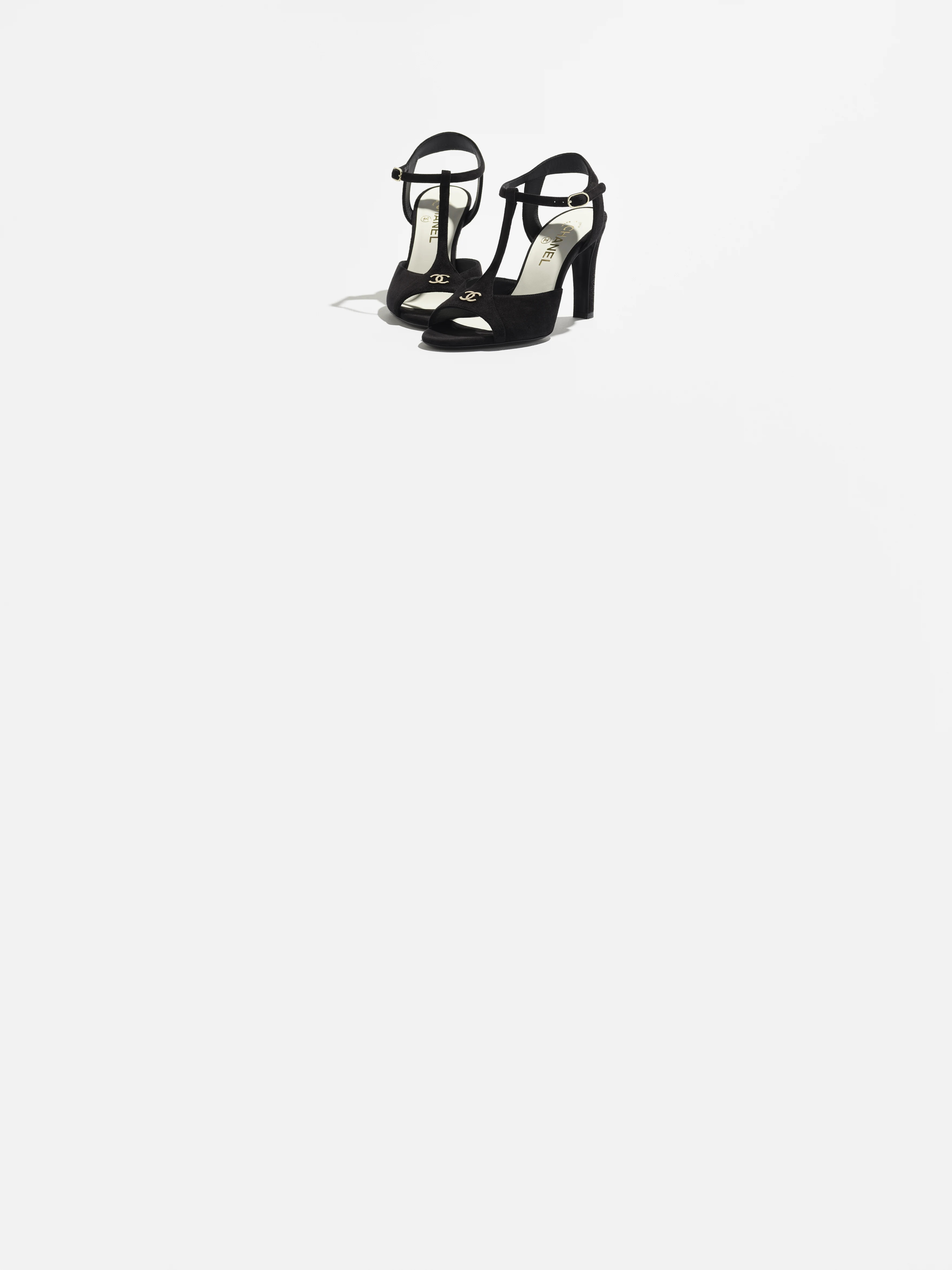 Sandals - Suede kidskin, black — Fashion | CHANEL | Chanel, Inc. (US)