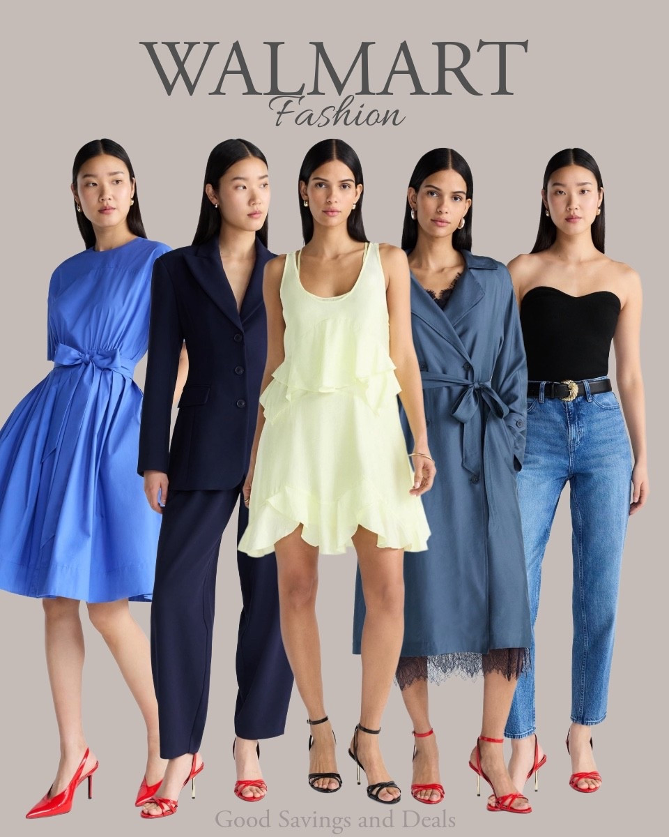 New fashion arrivals inspired by the Devil wears Prada. Scoop at Walmart. Dresses, heels, trench coat. Ootd. Outfit ideas inspiration for work and party.

#LTKgrwm #LTKootd