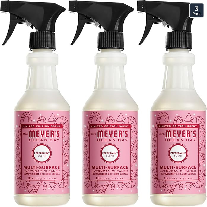 Mrs. MEYER'S CLEAN DAY Multi-Surface Everyday Cleaner, Peppermint Scent, 16 Ounce Bottle (Pack of... | Amazon (US)