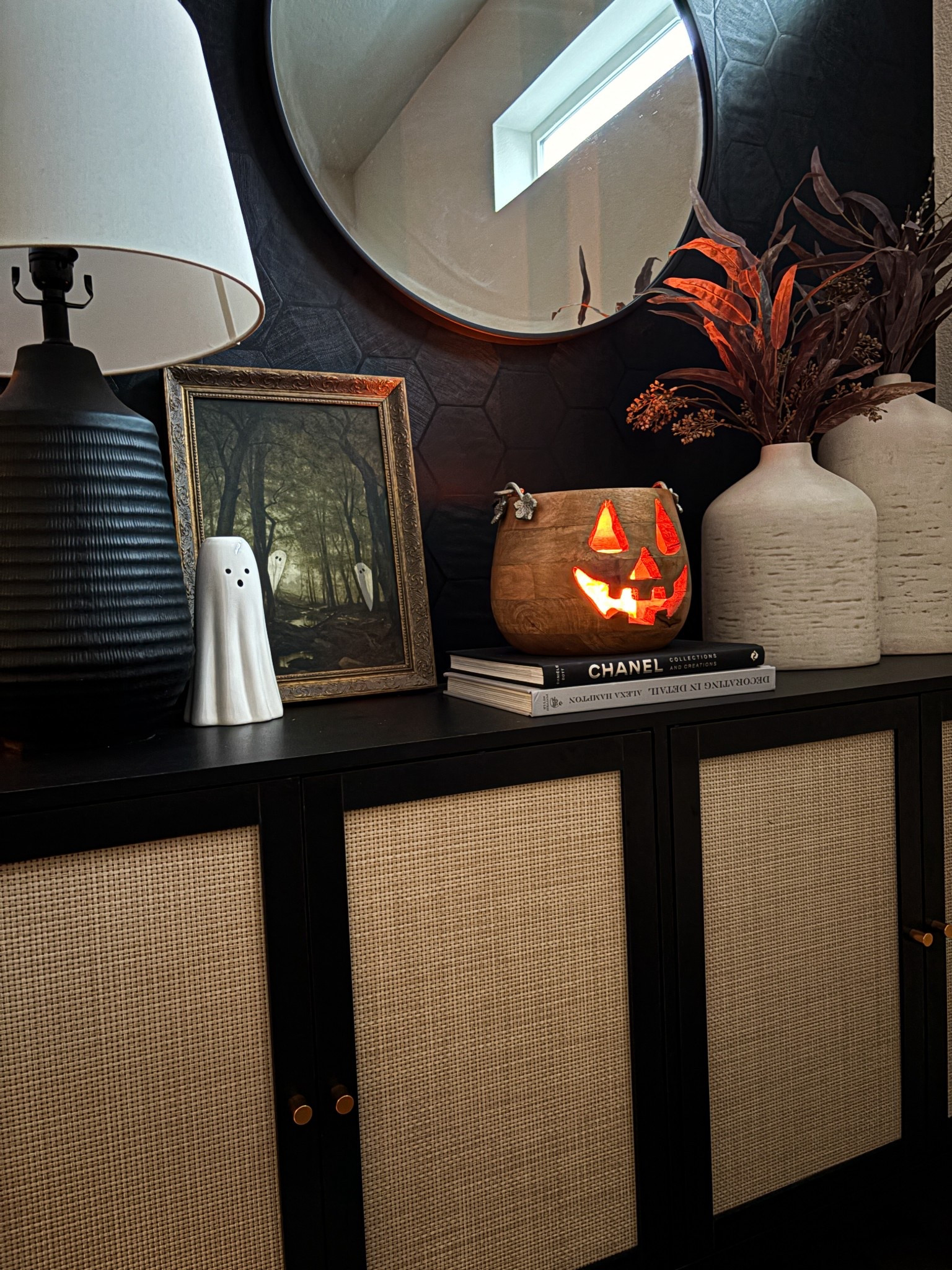 Halloween entry decor 

#LTKHome #LTKSeasonal