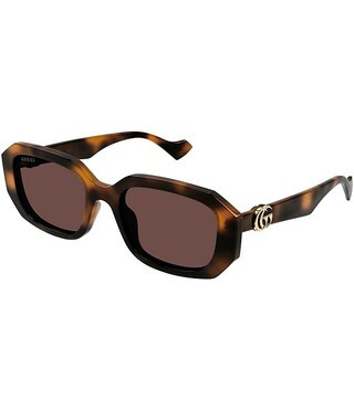 Gucci Women's GG Generation Light 54mm Havana Rectangle Sunglasses | Dillard's | Dillard's