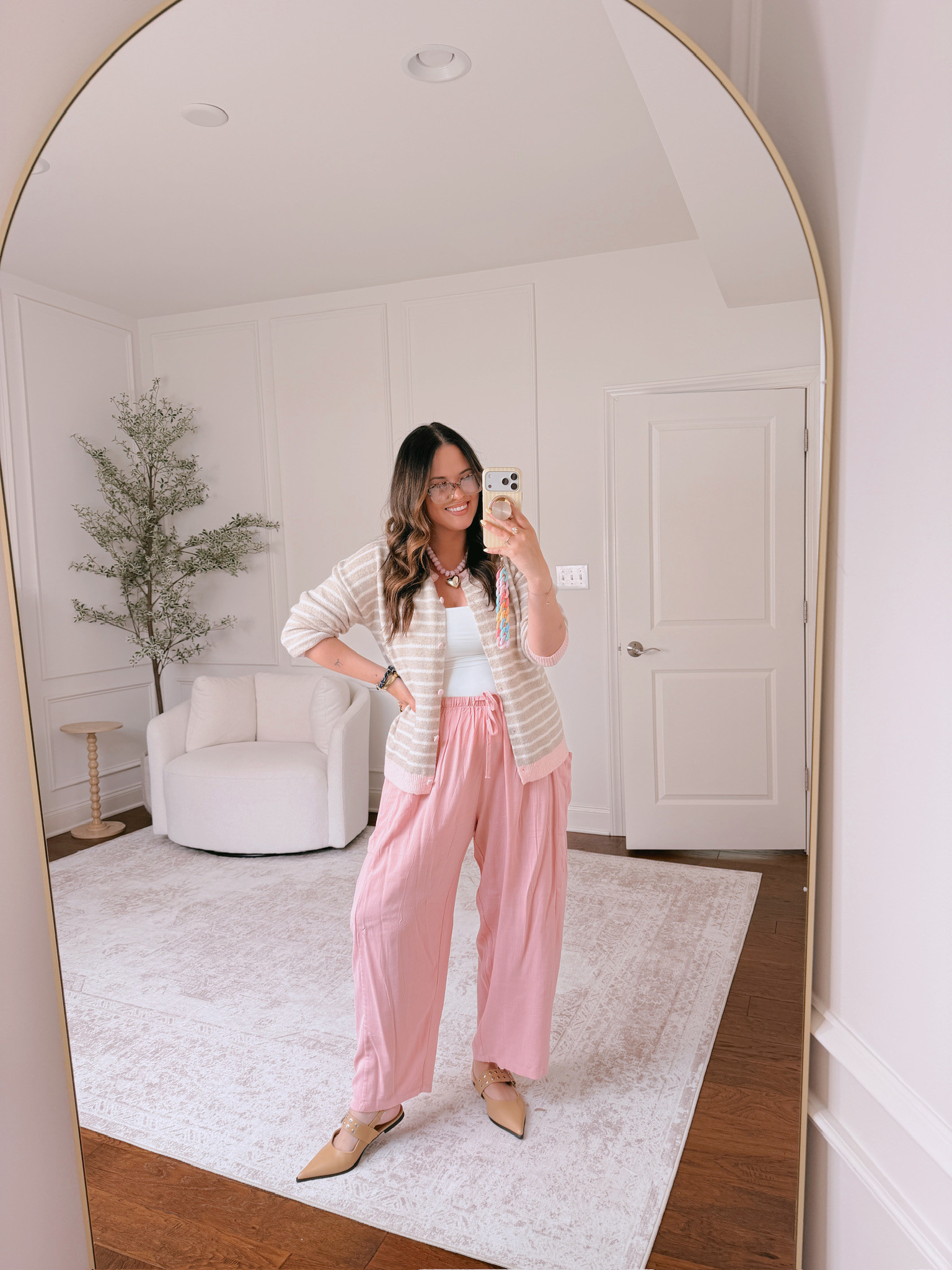 wearing a large in the top, XL in bottoms

#LTKSeasonal