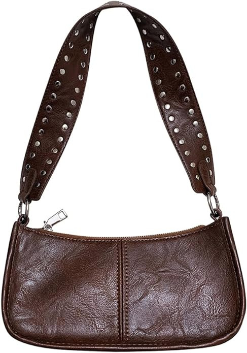 Shoulder Bags for Women Y2k Purse and Handbags Retro Studded Crossbody Bag Small Shoulder Purse L... | Amazon (US)