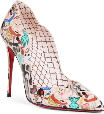 Christian Louboutin Hot Chick Pinup Print Pump | Nordstrom | Nordstrom