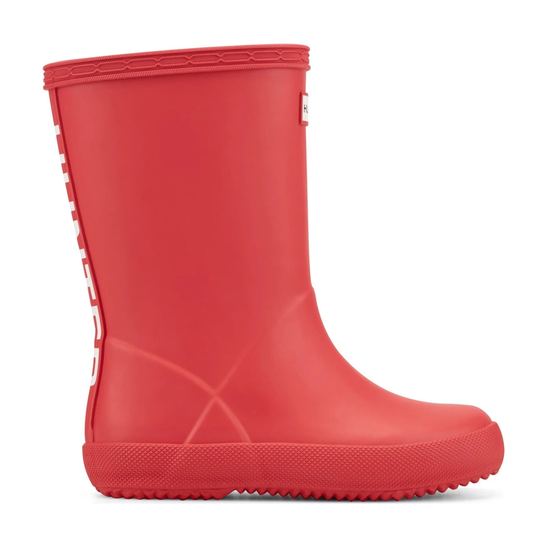 Kids First Logo Rain Boots - Medium Red | Hunter Boots | Hunter Boots