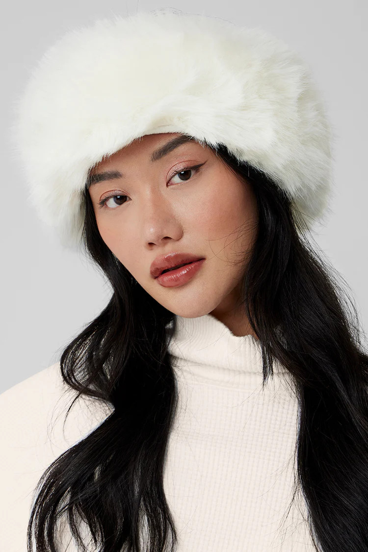 Faux Fur Wintersun Headband - Ivory | Alo Yoga (US)