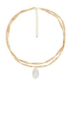 8 Other Reasons Elli Pearl Necklace in Gold from Revolve.com | Revolve Clothing (Global)