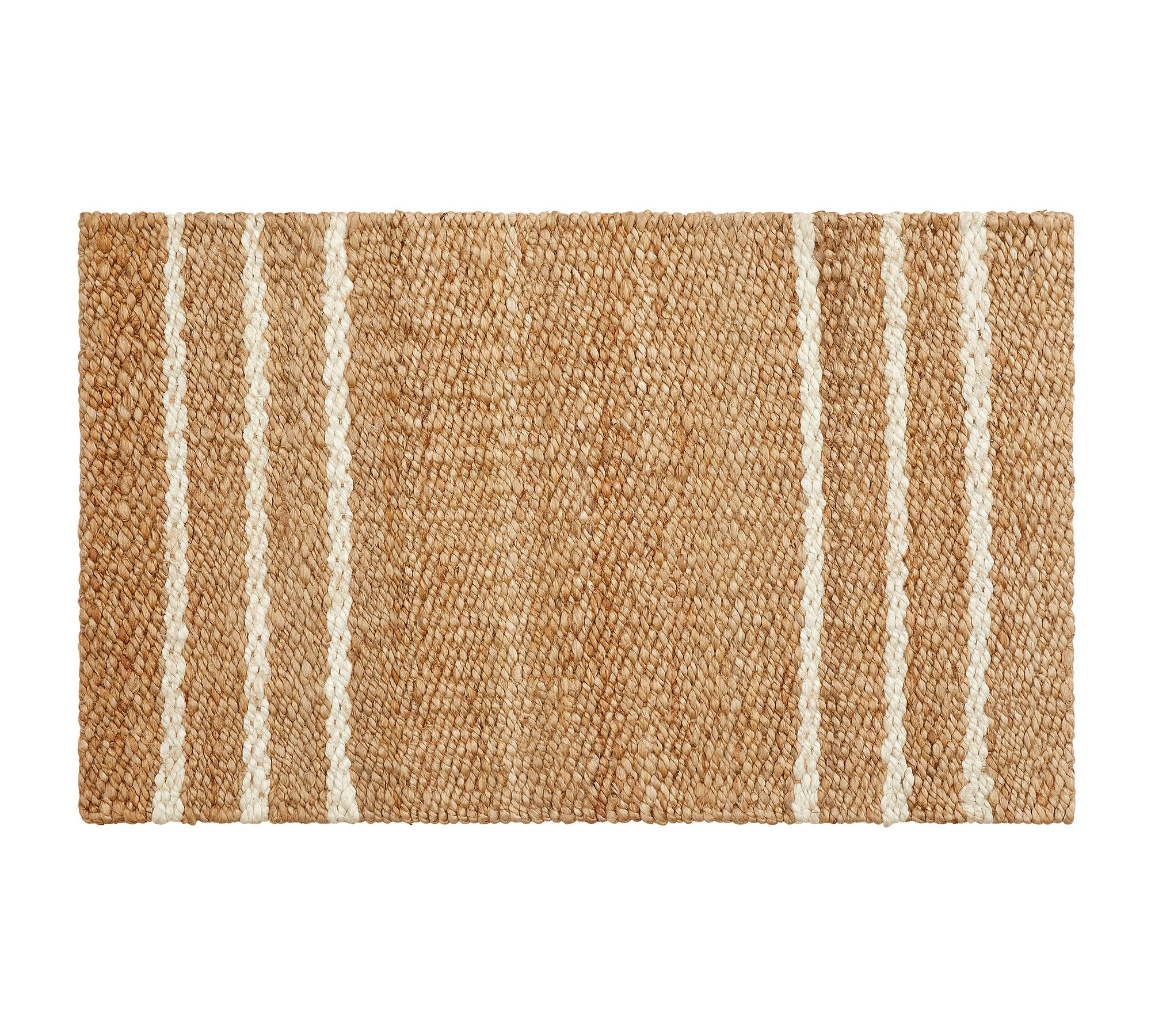 Three Striped Jute Doormat | Pottery Barn (US)