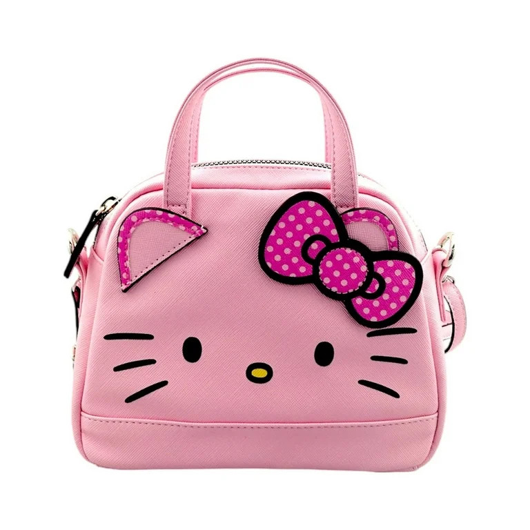 Hello Kitty Girls Mini Satchel Crossbody Bag, Pink | Walmart (US)