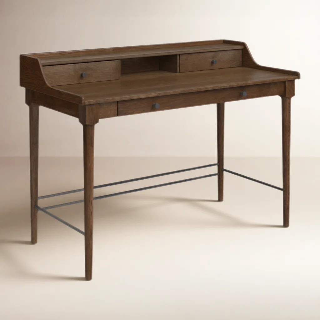 Romeo Solid Wood Writing Desk | Wayfair North America