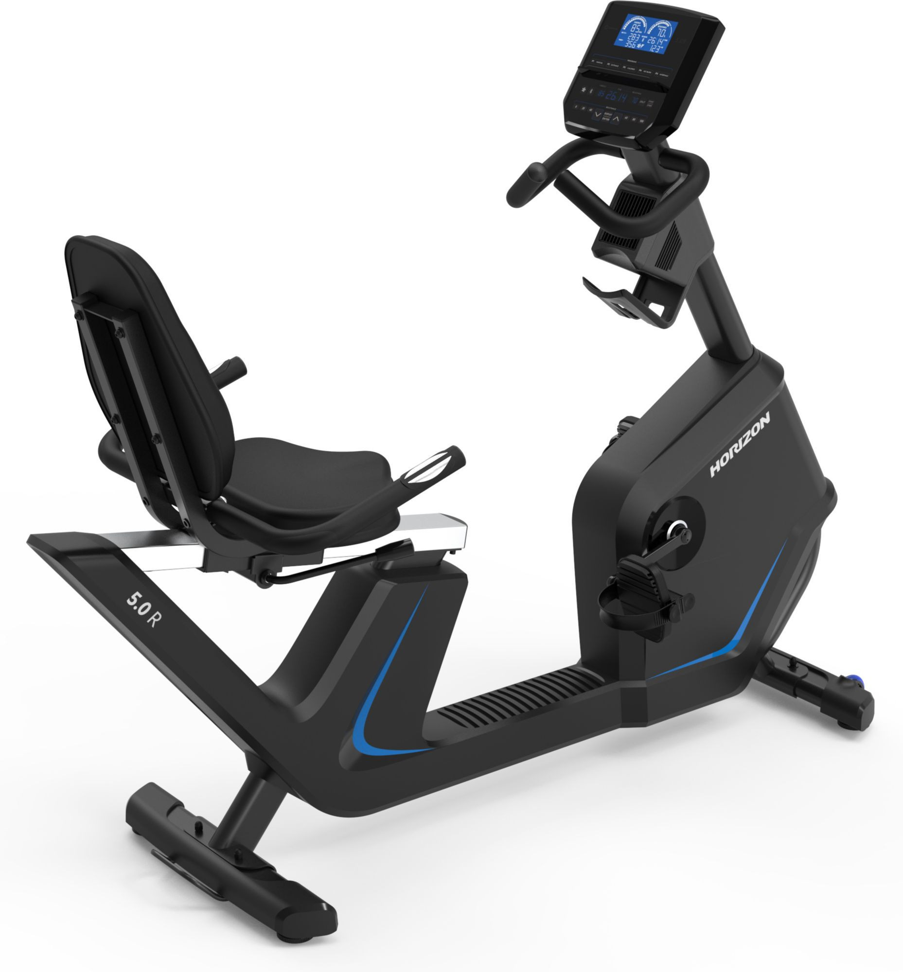 Horizon Fitness 5.0R Recumbent Exercise Bike, Aluminum | DICK'S Sporting Goods