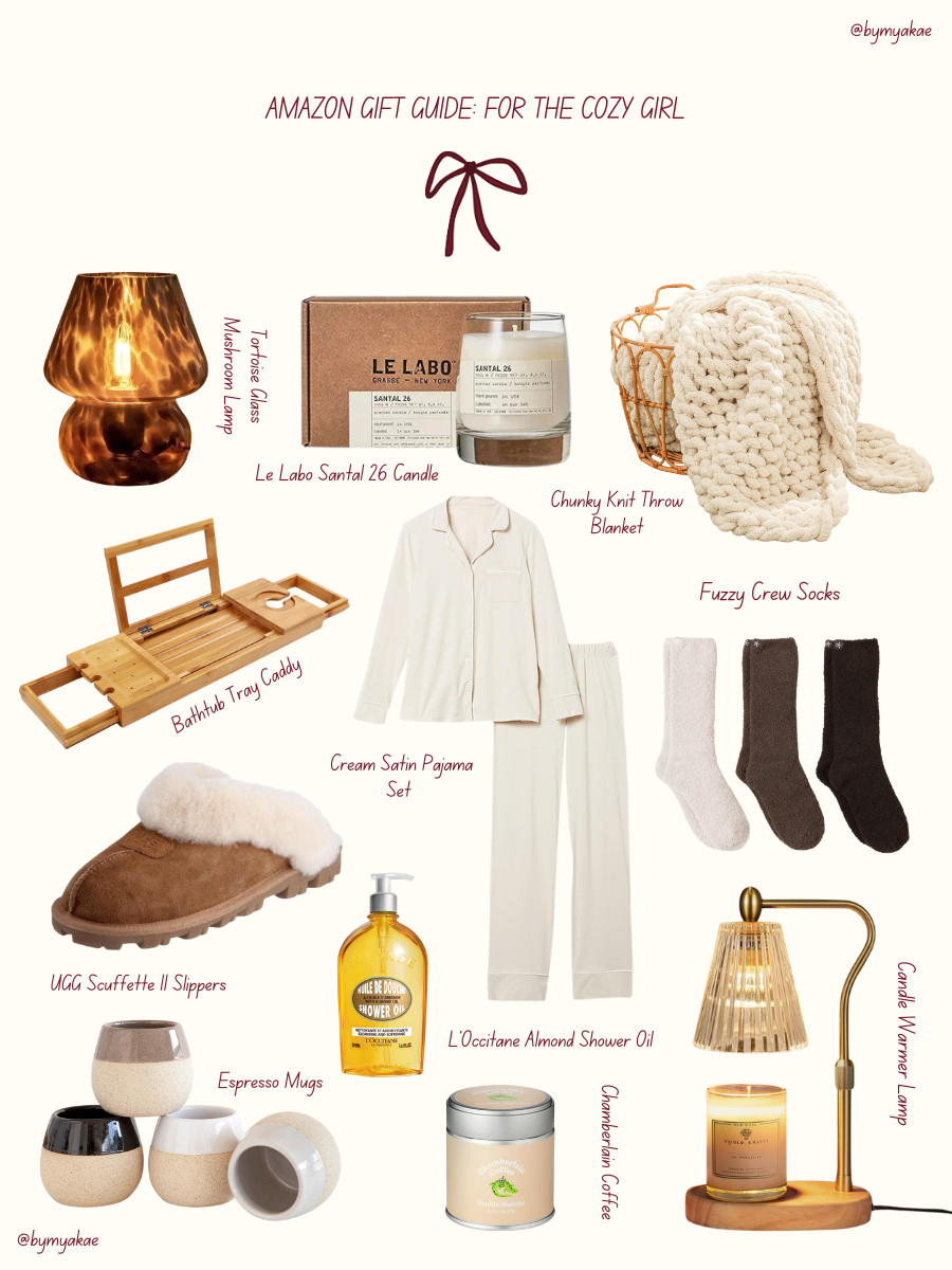 ✨ GIFT GUIDE FOR THE COZY GIRL ✨
For the friend who is always in her soft life era. The one who lives in pajamas keeps a candle burning at all times and is never far from a fuzzy sock moment. She loves warm lighting pretty scents anything satin and the kind of gifts that make her whole space feel calm and comfy.

If you are shopping for your homebody bestie your sister your mom or working on your own cozy winter wishlist this edit is everything. Think soft textures yummy scents warm glow lighting and all the little things that make staying in feel like a ritual.

Save this so you can come back to it later ✨

#ltkholiday #ltkgiftguide #giftguideforher #giftguideforthecozygirl #amazonfinds #holidayedit #cozygifts #softlifegifts #bymyakae 

 #LTKGiftGuide #LTKHoliday #LTKSaleAlert