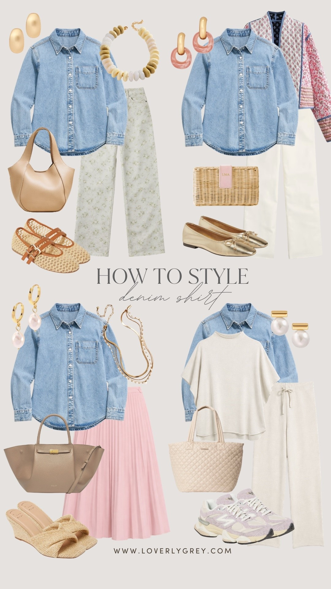 Here are a few ways I would style this affordable denim shirt for spring! It’s such a versatile closet staple! 

Loverly Grey, Target find, Target fashion, denim shirt outfit ideas, spring fashion, spring outfit ideas 

#LTKSeasonal #LTKootd