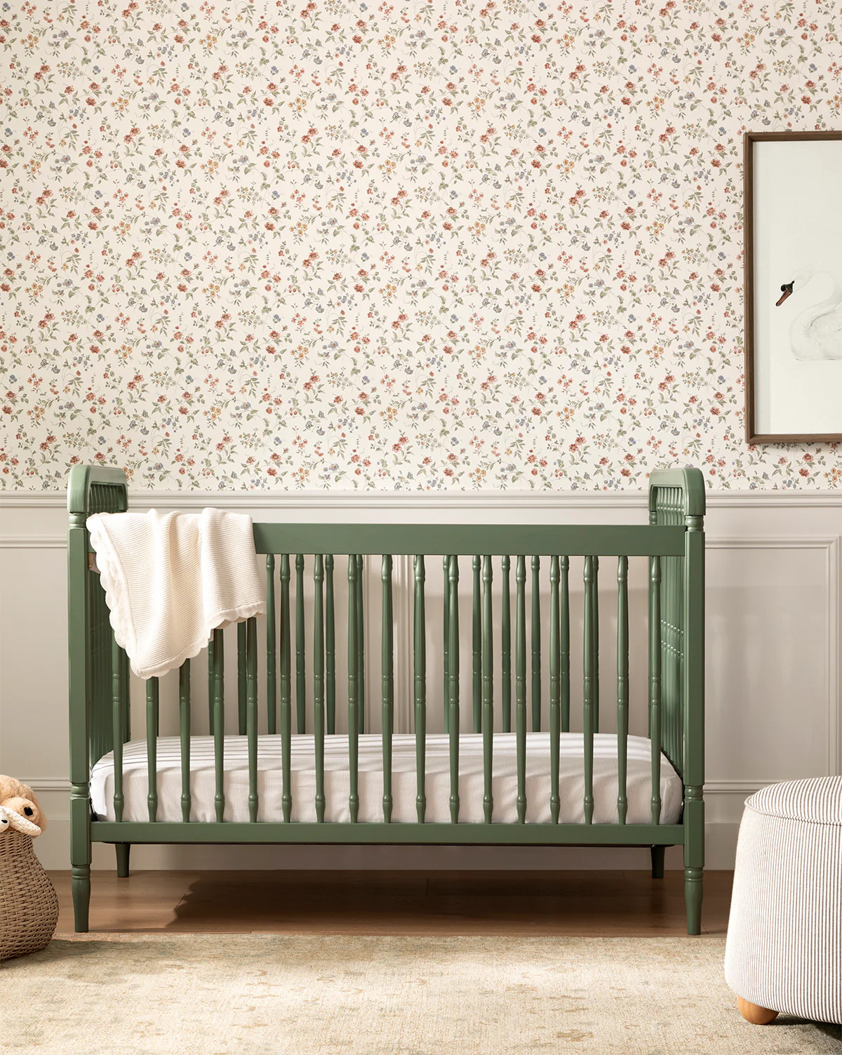 Liberty Namesake 3-in-1 Convertible Spindle Crib w/Toddler Bed Conversion Kit | McGee & Co. (US)