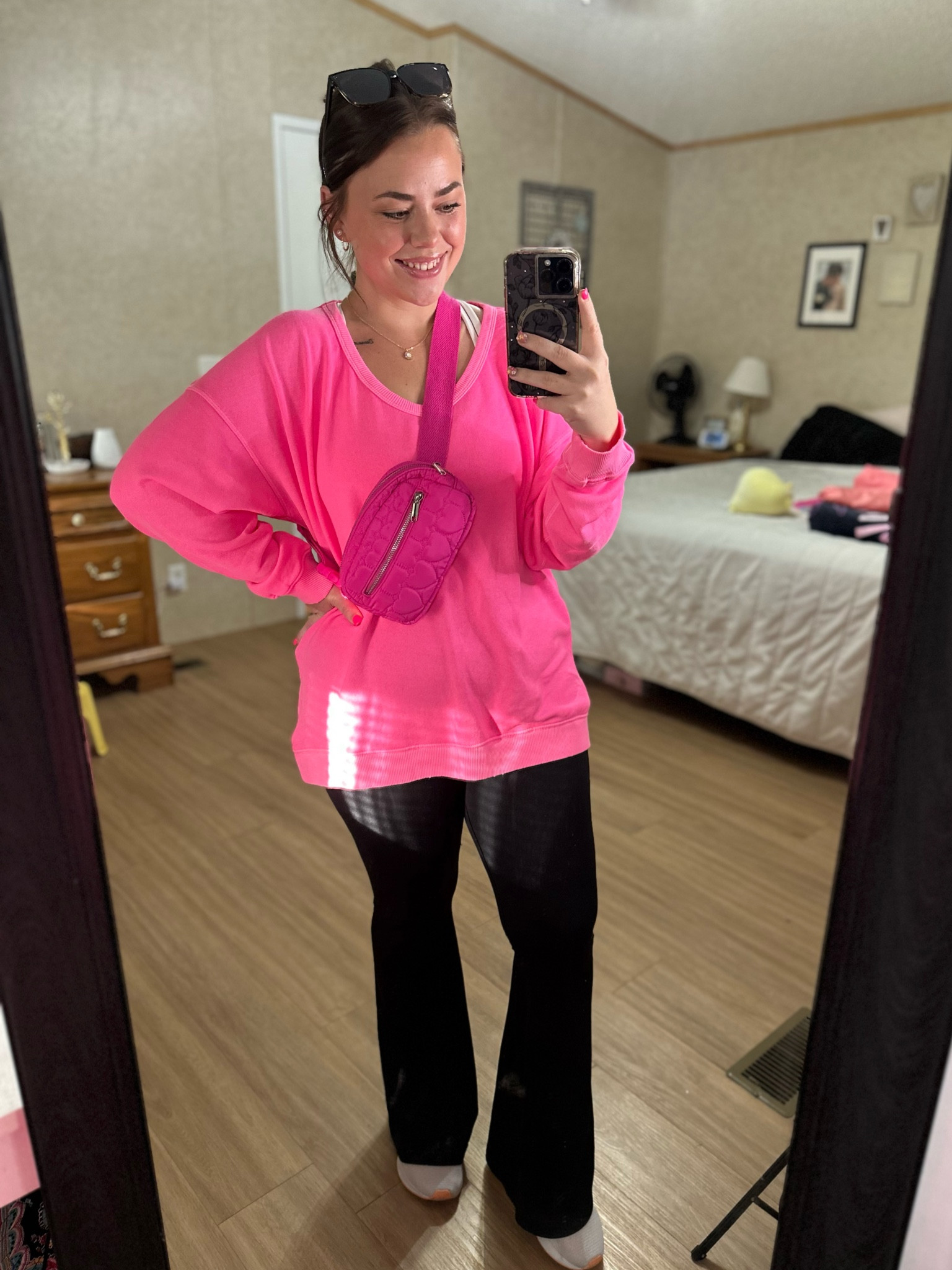 Todays fit, perfect for on the go!💖 Aerie sweatshirt 30% off! Leggings 25% off!🎉

#LTKfit #LTKcurves #LTKsalealert