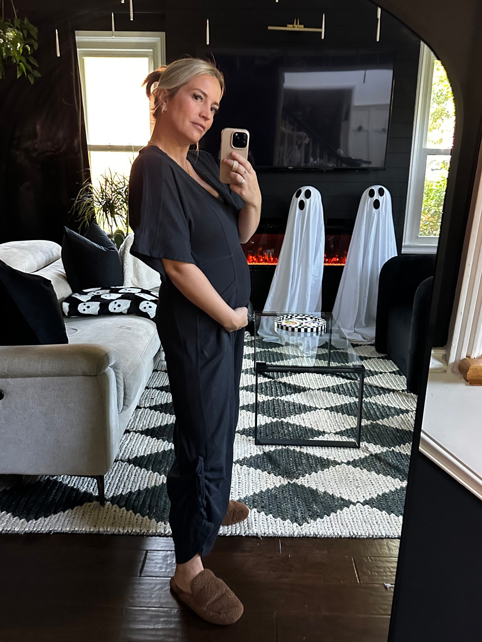 Favorite romper for the 1st trimester. So comfortable!

#LTKStyleTip #LTKBump #LTKBaby