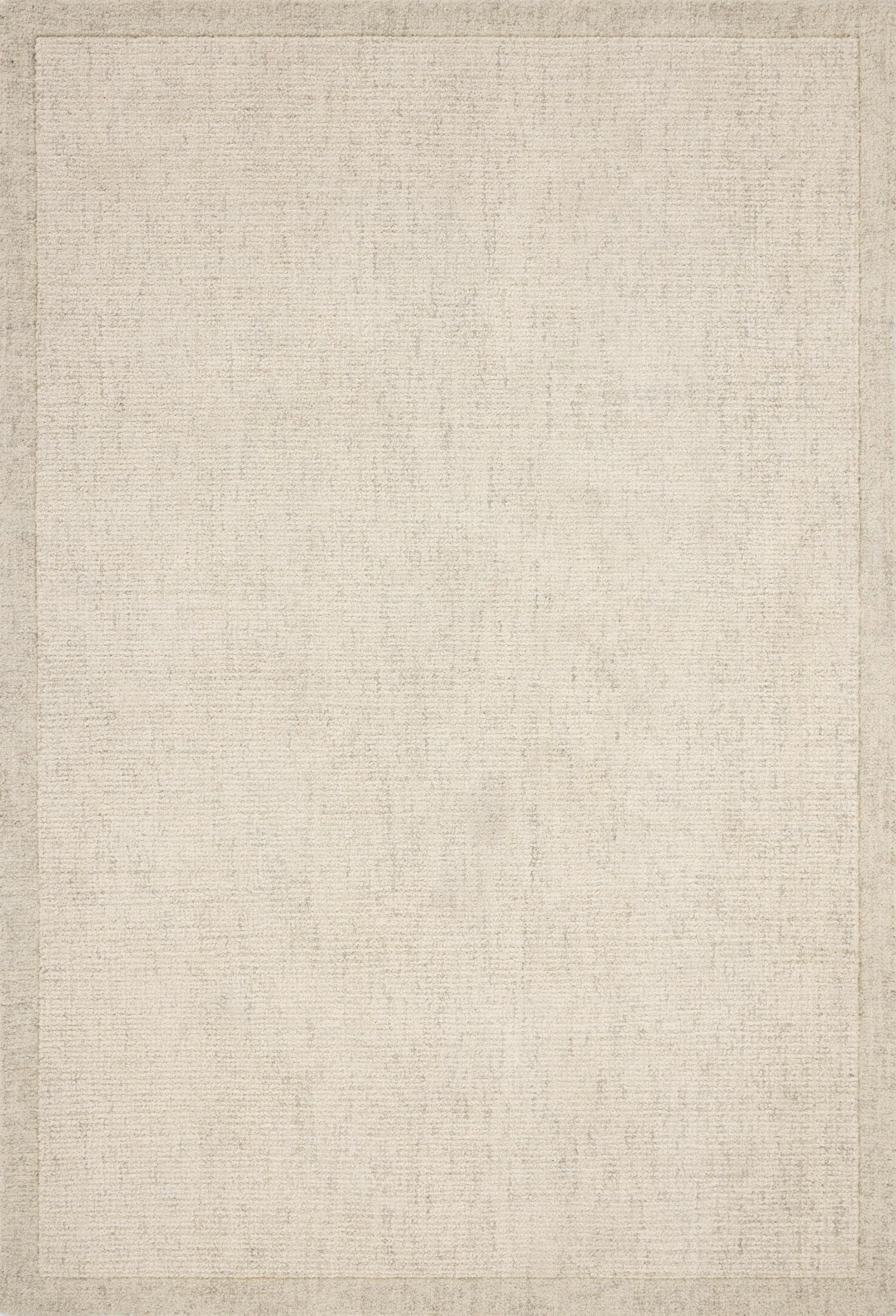 Loloi Magnolia Home by Joanna Gaines Henley Collection HNY-01 Ivory/Smoke 7'-9" x 9'-9" Area Rug | Amazon (US)