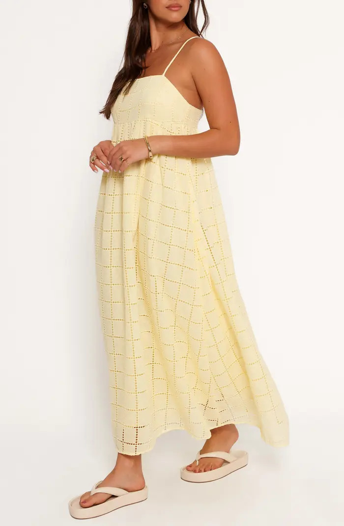 Petal & Pup Aliyah Cotton Eyelet Maxi Dress | Nordstrom | Nordstrom