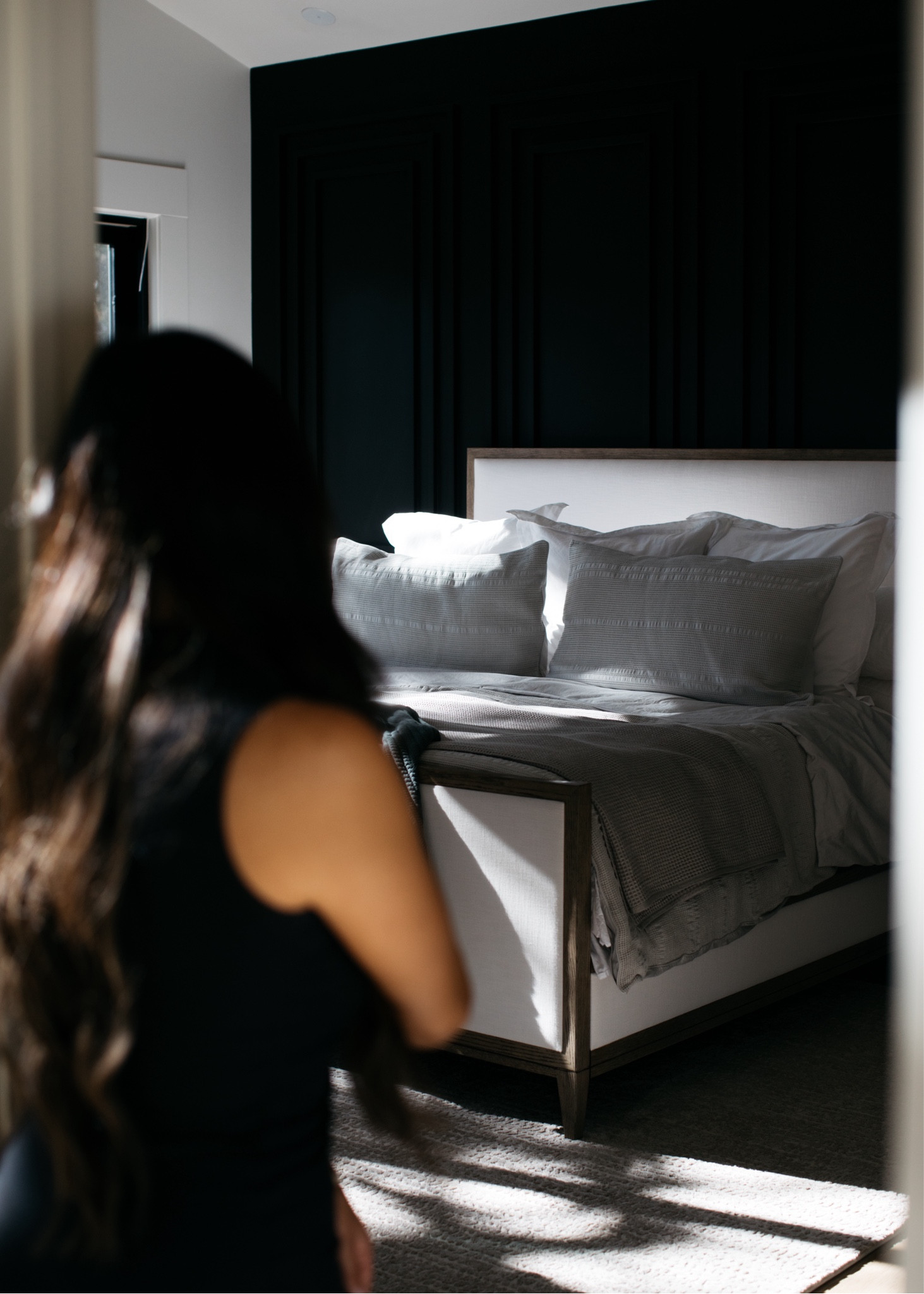 My favorite Boll and Branch bedding. This is a white sheet set and 3 euro shams. I also have 2 throw blankets. The rug is custom from Stanton Carpet, linking similar options.

#LTKSeasonal #LTKHome #LTKStyleTip