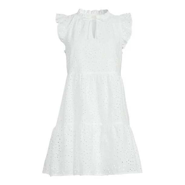 Time and Tru Women's Long Sleeve Peasant Dress - Walmart.com | Walmart (US)