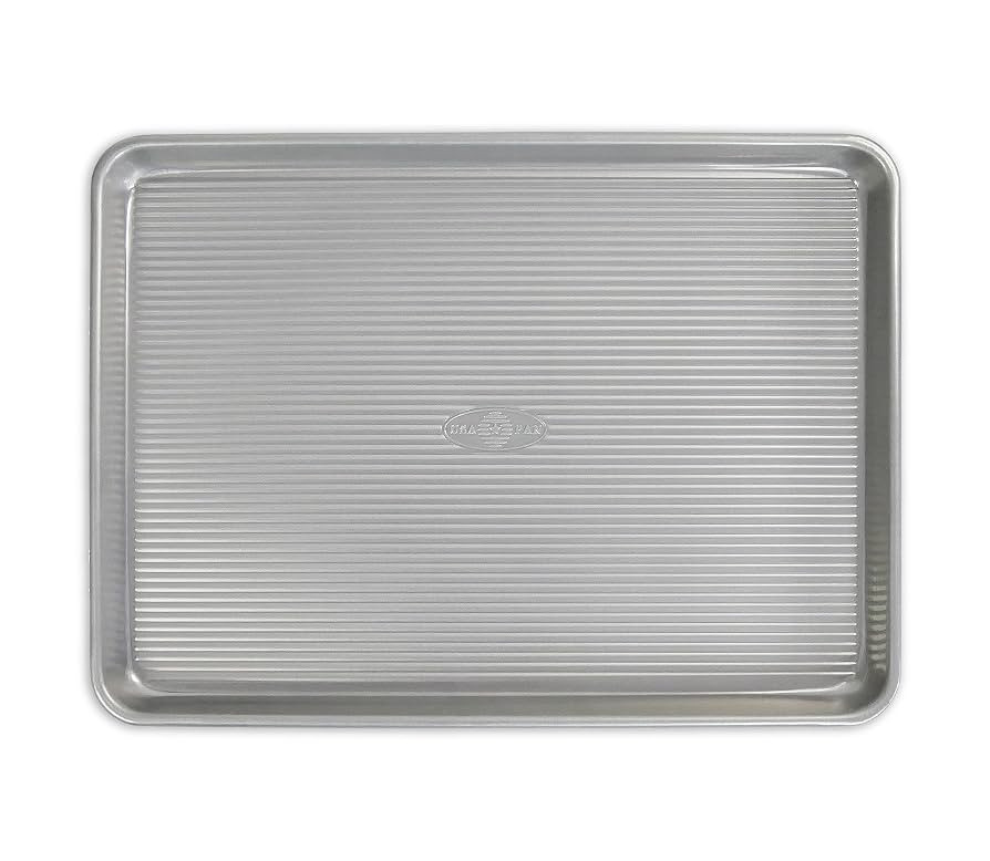 USA Pan Bakeware Nonstick Half Sheet Pan, Baking Sheet, Aluminized Steel | Amazon (US)