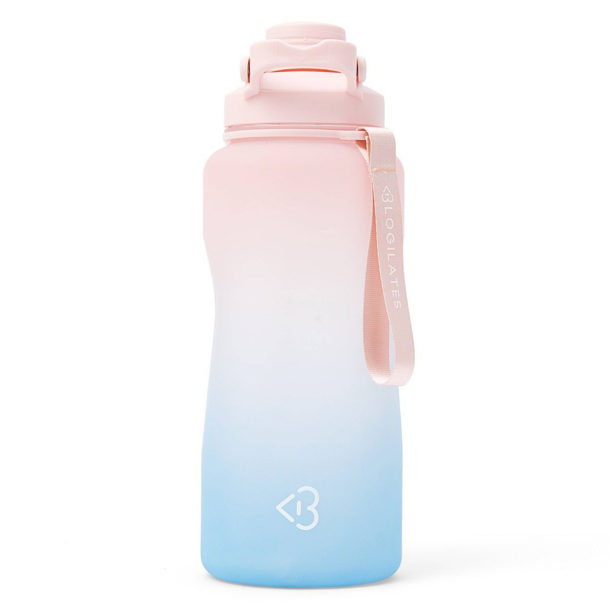 Blogilates 64oz Half Gallon Plastic Water Bottle - Blue Ombre | Target