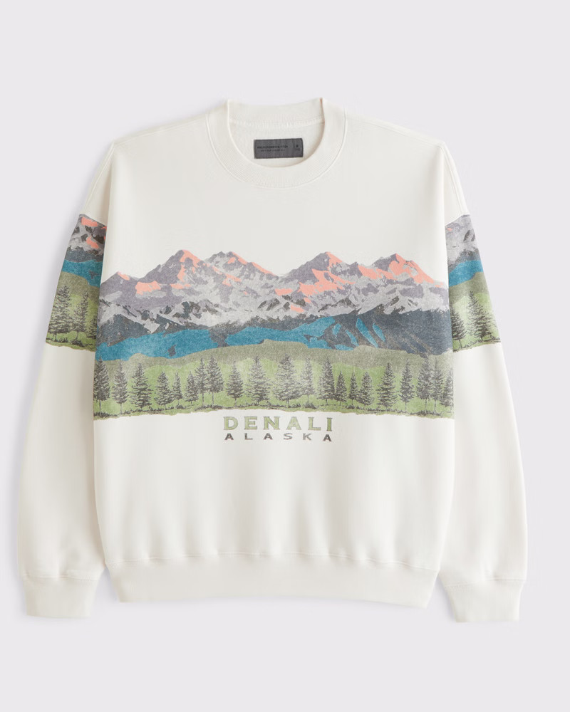 Denali Graphic Crew Sweatshirt | Abercrombie & Fitch (US)