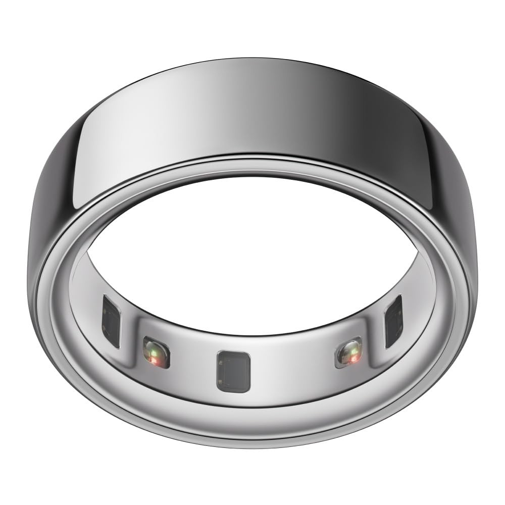 OURA Ring 4 - Silver - Size 9 - Smart Ring | Size First Ring 4 Sizing Kit | Sleep Tracking Wearab... | Amazon (UK)