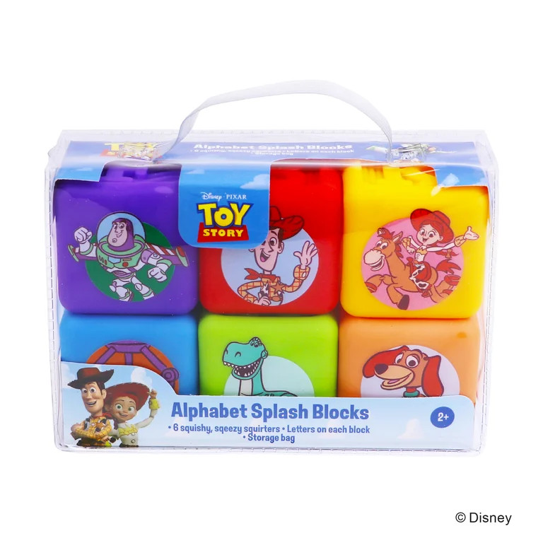 Disney Toy Story Squirt & Stack Cube Bath Squirters for Kids, 6-Piece | Walmart (US)