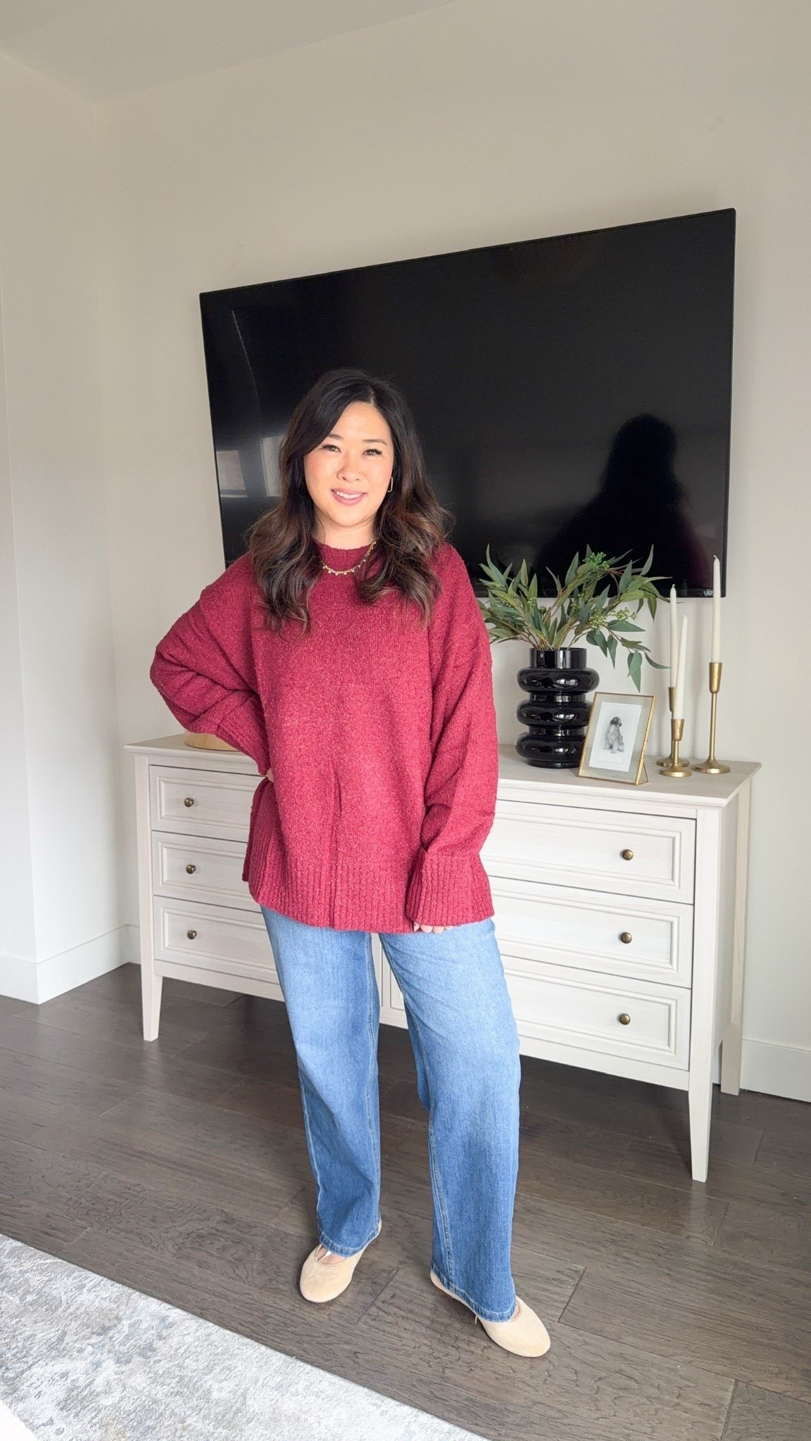 oversized sweater, women’s sweater, cozy sweater outfit, winter casual wear, relaxed weekend look, comfy chic outfit, trendy outfit, ootd 

#LTKSeasonal #LTKootd