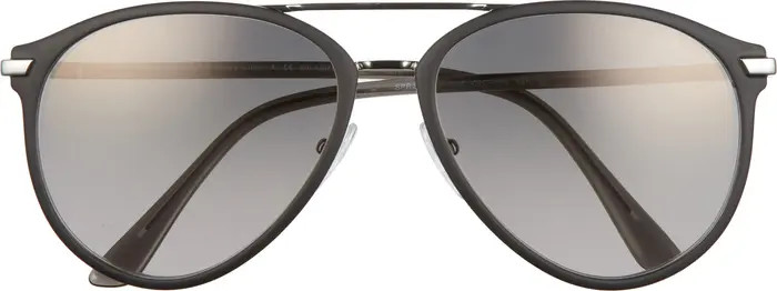 Prada 59mm Polarized Aviator Sunglasses | Nordstrom | Nordstrom
