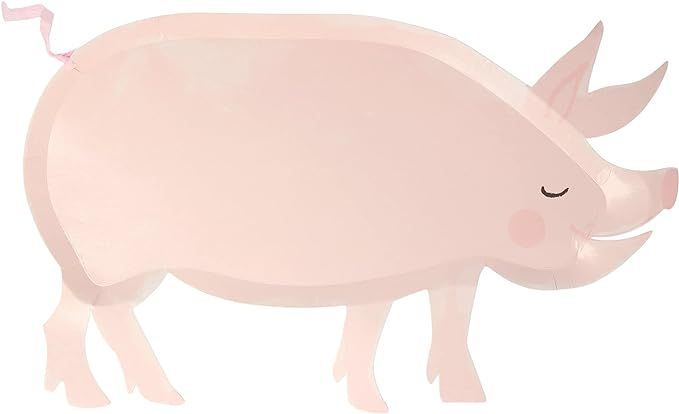 Meri Meri On The Farm Pig Plates | Amazon (US)