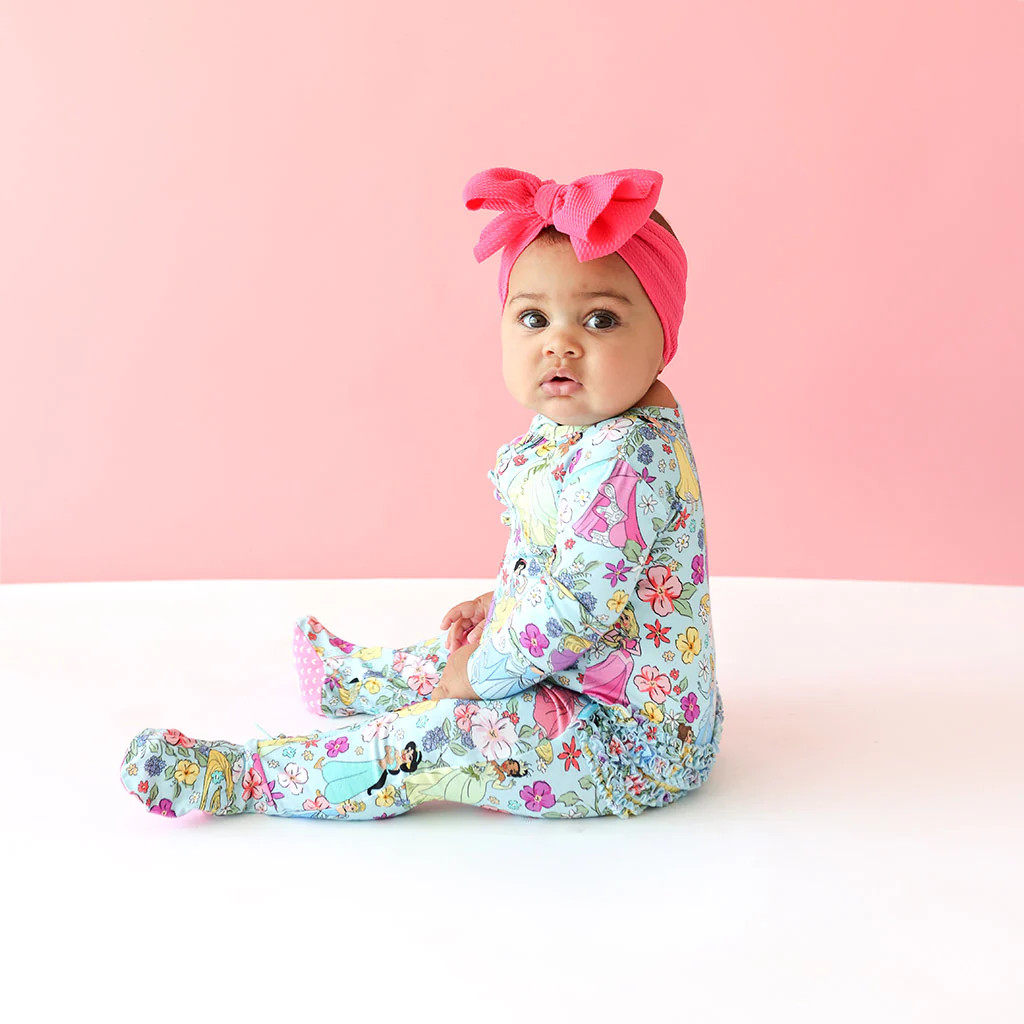 Blue Baby Girl Sleeper | Disney Princess | Posh Peanut