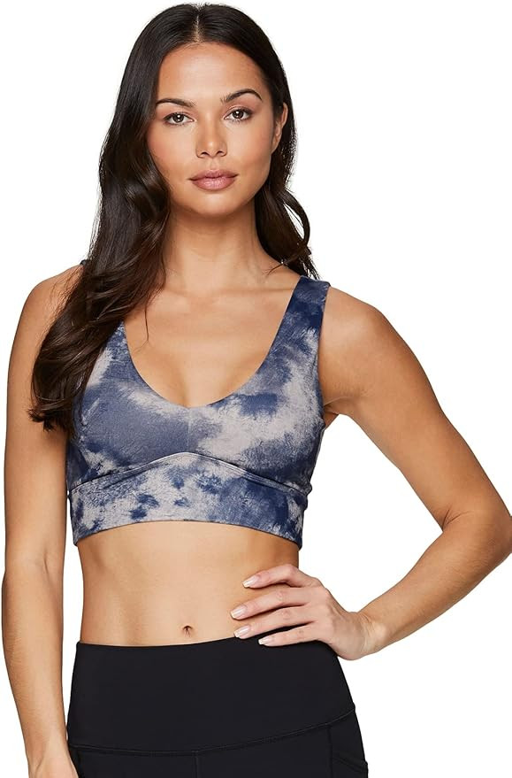 RBX Women's Yoga Gym Bra, Athletic Fashion Lounge Medium/Low Impact Sports Bra | Amazon (US)