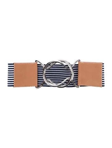 Peter Som Elastic Striped Belt | The Real Real, Inc.