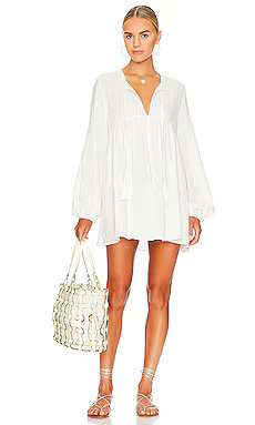 Indah Ossa Mini Dress in Natural from Revolve.com | Revolve Clothing (Global)