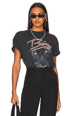 ANINE BING Walker Panther Tee in Vintage Black from Revolve.com | Revolve Clothing (Global)