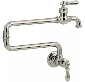 Kohler Artifacts 22" Double-Jointed Swinging Pot FillerModel: K-99270-SN | Build.com, Inc.