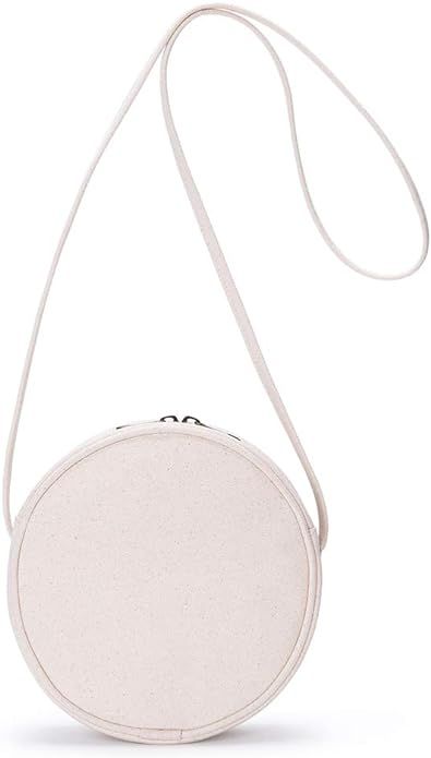 Round Crossbody Wallet, Fashion Circle Crossbody Purse Clutch Handbag-YONBEN | Amazon (US)