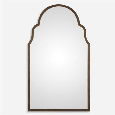 Uttermost Brayden Arch Hand Forged 41" High Wall Mirror | Lamps Plus