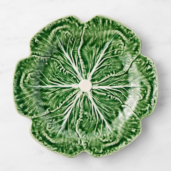Bordallo Pinheiro Cabbage Chargers | Williams-Sonoma